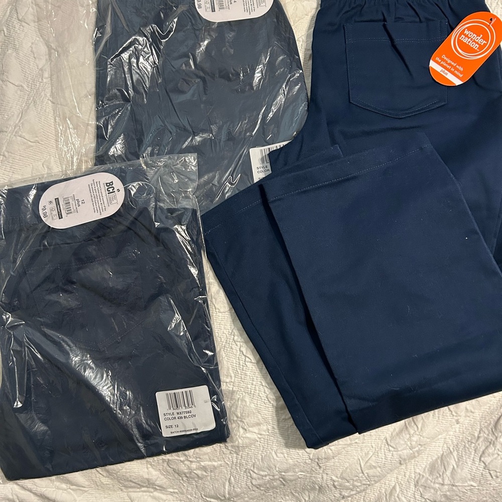 BCI Dark Blue Casual Pants